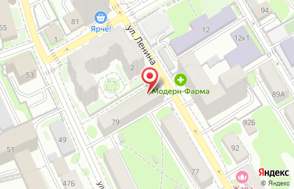 Салон красоты Оскар на Площади Гарина-Михайловского на карте