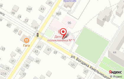 Детская городская больница на Советской улице на карте