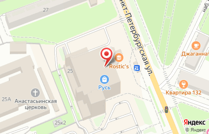 Магазин музыкальных инструментов Музыка на Большой Санкт-Петербургской улице на карте
