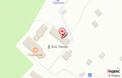 Гостиница Приока на карте