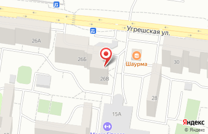 Администрация городского округа Дзержинский на Угрешской улице на карте