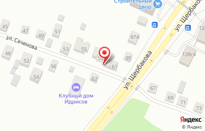 Автомойка на Сеченова на карте