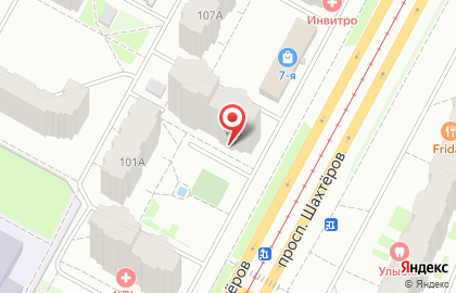 Капитошка на проспекте Шахтёров на карте