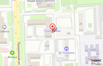 Аптека Эдельвейс на Пушкинской улице на карте