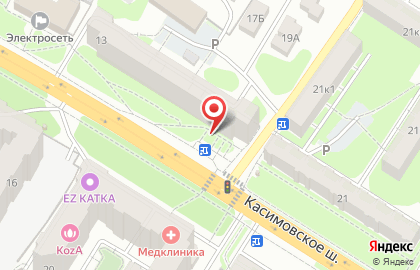 Социальная аптека на Касимовском шоссе на карте