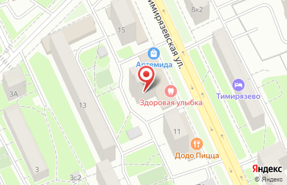 Стоматологическая клиника "Здоровая улыбка" на Дмитровской на карте