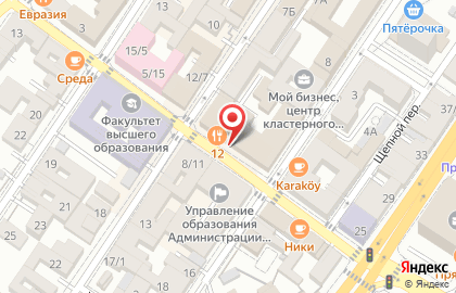 Управление Федеральной службы судебных приставов по Астраханской области Советское районное отделение судебных приставов г. Астрахани на карте