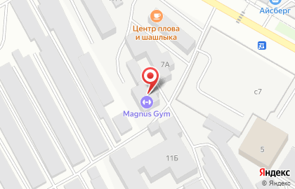 Тренажерный зал Magnus Gym на карте