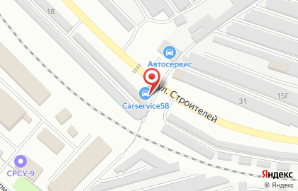 Автосервис Carservice58 Пенза на карте