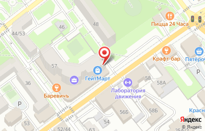 Компания Оконный континент на улице Ворошилова на карте