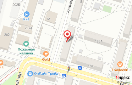 Магазин Продукты на улице Горького на карте