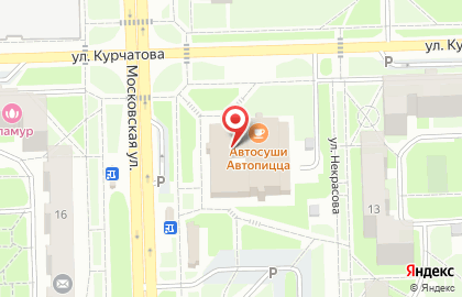 Автошкола Ника, автошкола на улице Курчатова на карте