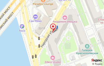 Компания Lab414 на Краснохолмской набережной на карте