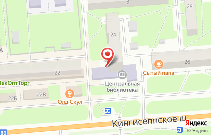 Ивангородская Городская Библиотека на карте