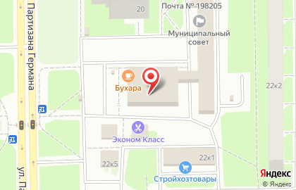 ЭКЛИПС (Санкт-Петербург) на улице Партизана Германа на карте