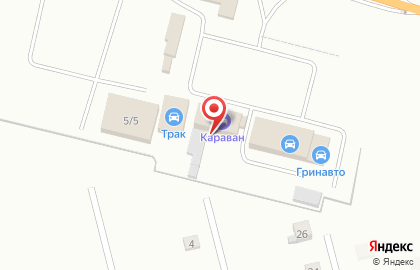 Автокомплекс Караван на карте