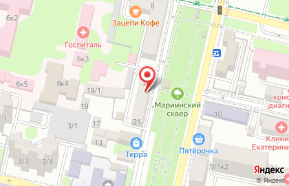 Салон красоты Шпилька на Октябрьской улице на карте