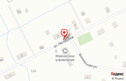 Почта России, АО на улице Лесорубов на карте