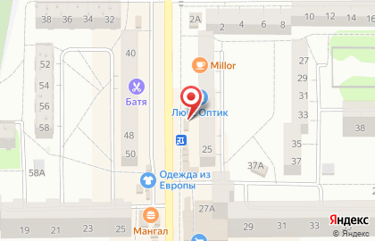 Продовольственный магазин Мров на карте