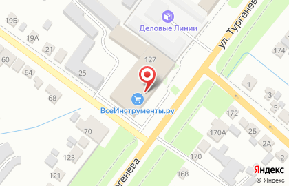 Магазин электроники и бытовой техники Элекс.ру на улице Тургенева на карте