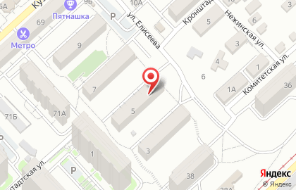 Спортивный клуб Т-34 на карте