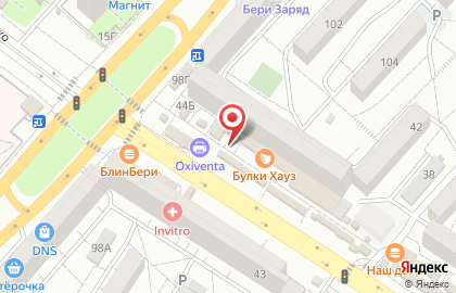 Киоск по продаже печатной продукции в Краснооктябрьском районе на карте