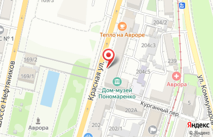 Агентство недвижимости Аякс на Красной улице на карте