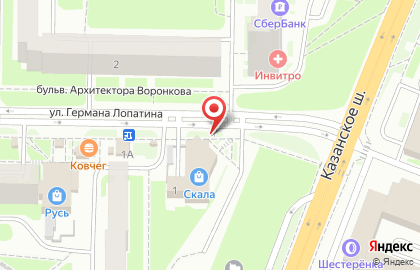 ЗАО Банкомат, Москомприватбанк на улице Германа Лопатина на карте