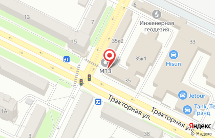 Салон памятников на Тракторной улице на карте