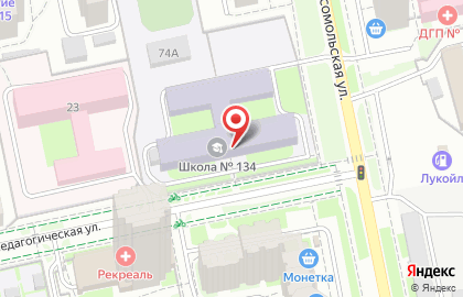 Школа тхэквондо Уральский медведь на Педагогической улице на карте