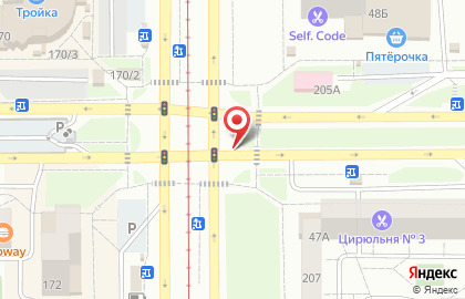 METRO на улице 50-летия Магнитки на карте