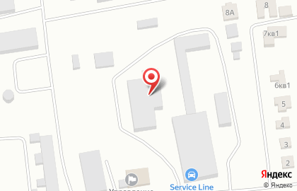Грузовой автосервис Service-Line на Смоленской улице на карте