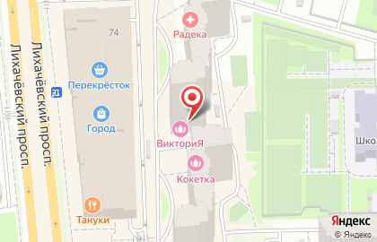 Салон красоты Виктория на Лихачёвском проспекте на карте