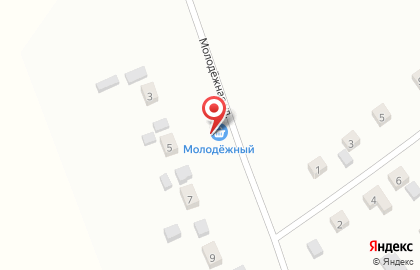 Продуктовый магазин Молодёжный на Молодёжной улице на карте