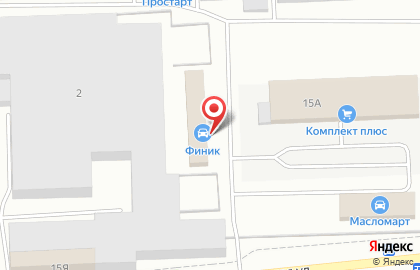 Автосервис Финик на проспекте Космонавтов на карте