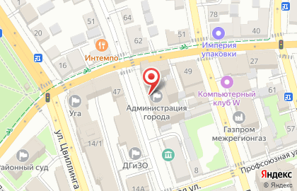 Отдел по обеспечению деятельности комиссии по делам несовершеннолетних и защите их прав, Администрация г. Оренбурга на карте