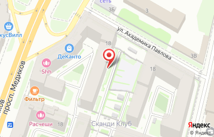 Ягуар Центр Петроградский на карте