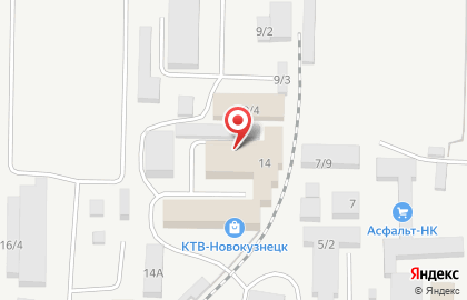 Клининговая компания Белый кот в Центральном районе на карте