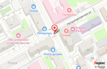 ГЕФЕСТ на Петропавловской улице на карте