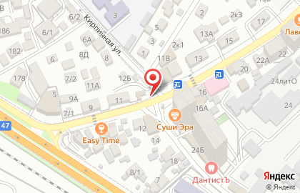 Продуктовый магазин в Сочи на карте