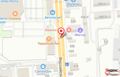 СК Домострой на Российской улице на карте