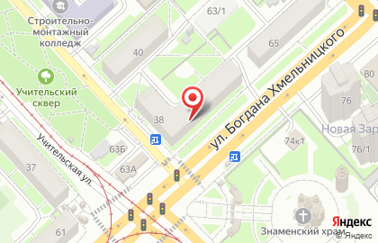 Пекарня в Новосибирске на карте