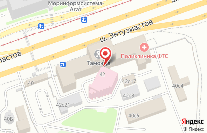 Центральная поликлиника ФТС России на карте