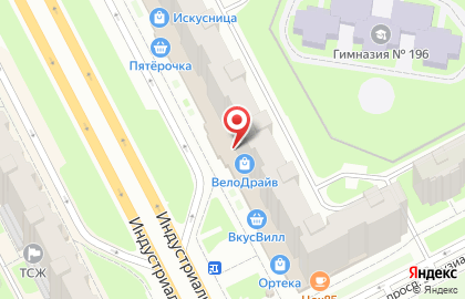 ВелоДрайв на Индустриальном на карте