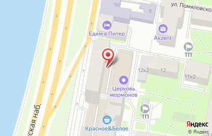 Инвестиционно-финансовая компания Пик на Малоохтинском проспекте на карте