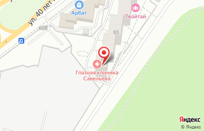 Салон оптики Визуаль в Автозаводском районе на карте