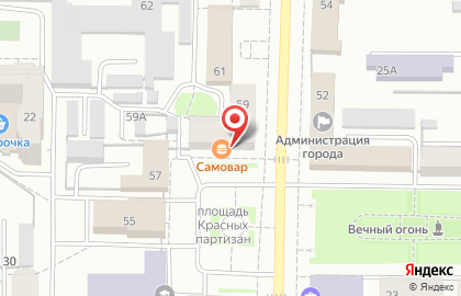 Банкомат Банк Русский Стандарт, АО, представительство в г. Челябинске на улице Ленина в Копейске на карте