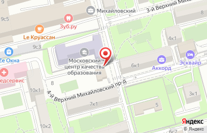 Универсам СитиМаг на метро Ленинский проспект на карте