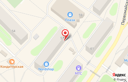 Салон связи Связной на Первомайской улице на карте