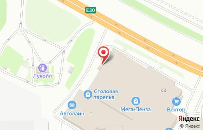 Киоск в Железнодорожном районе на карте